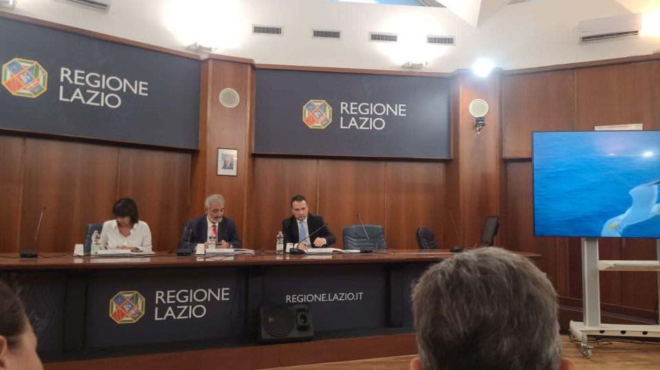 Da sinistra: Roberta Angelilli, Francesco Rocca, Fabrizio Ghera
