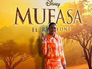 Elodie all'anteprima di Mufasa - il Re Leone