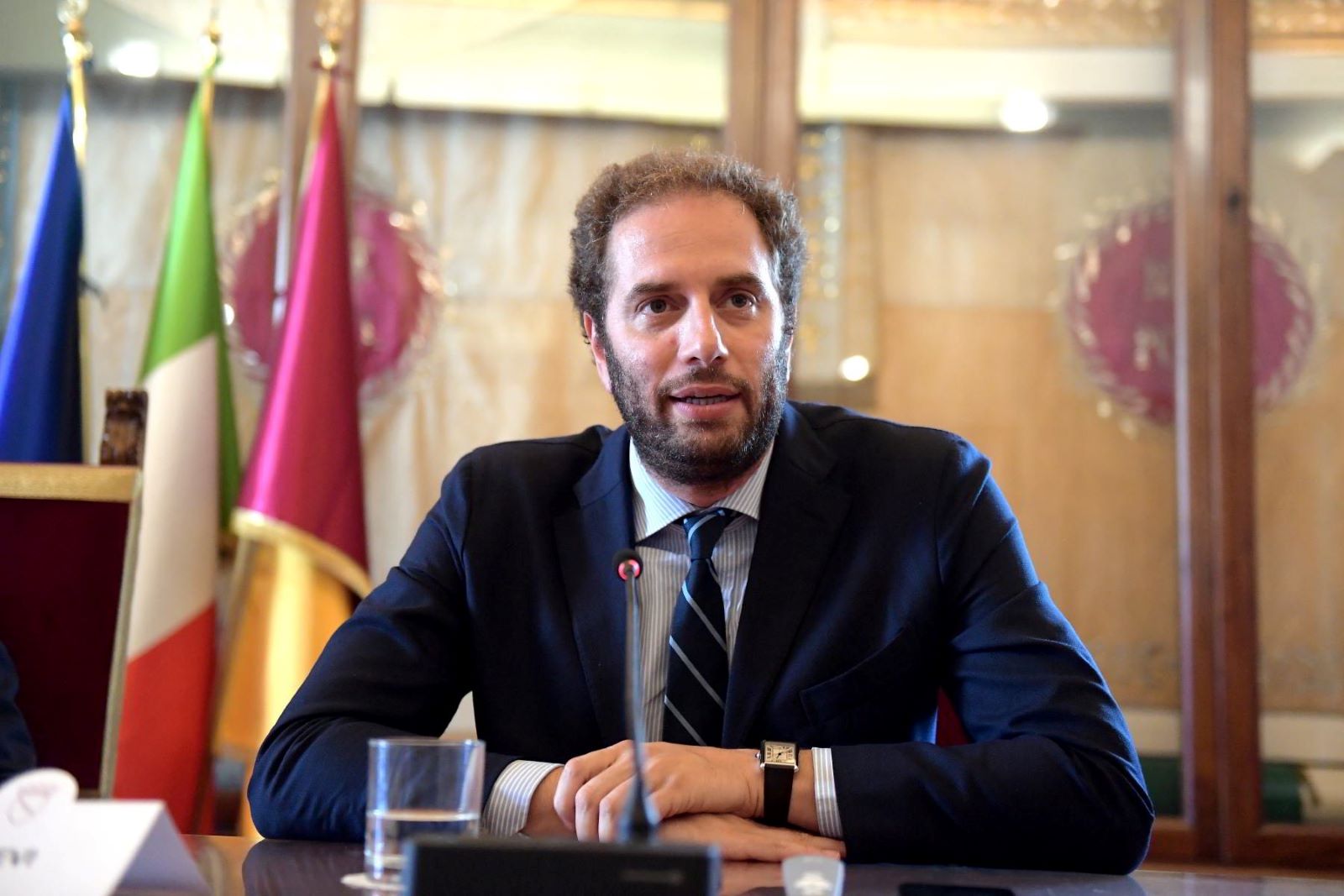 L'assessore Tobia Zevi alla Commissione Speciale Litorale